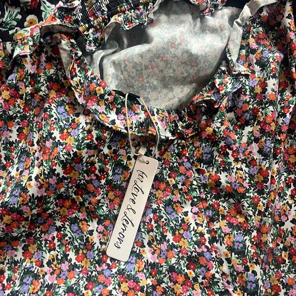 For Love And Lemons Hudson Multicolor Floral Mini Dress - Picture 7 of 7